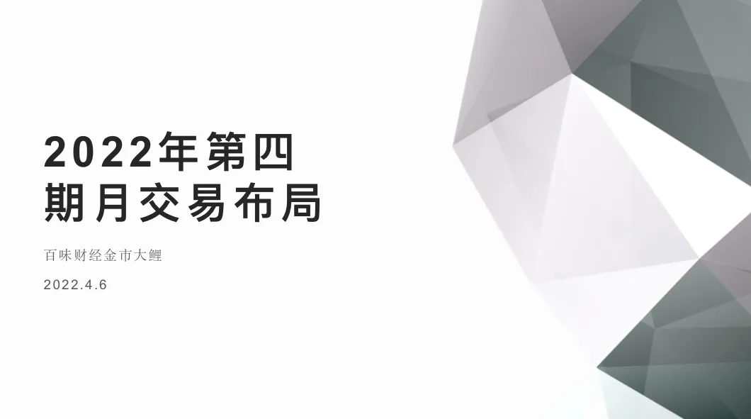 2022年第三期月交易总结以及第四期交易布局