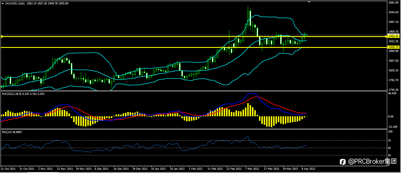PRCBroker:20220412 今日汇评