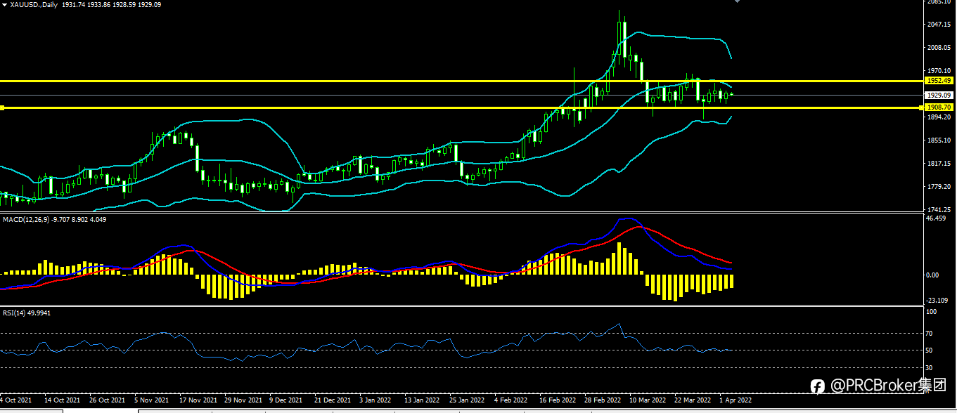 PRCBroker:20220405 今日汇评