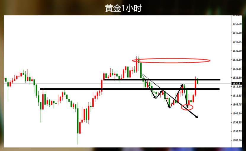 黄金的波动终于在晚间打开了