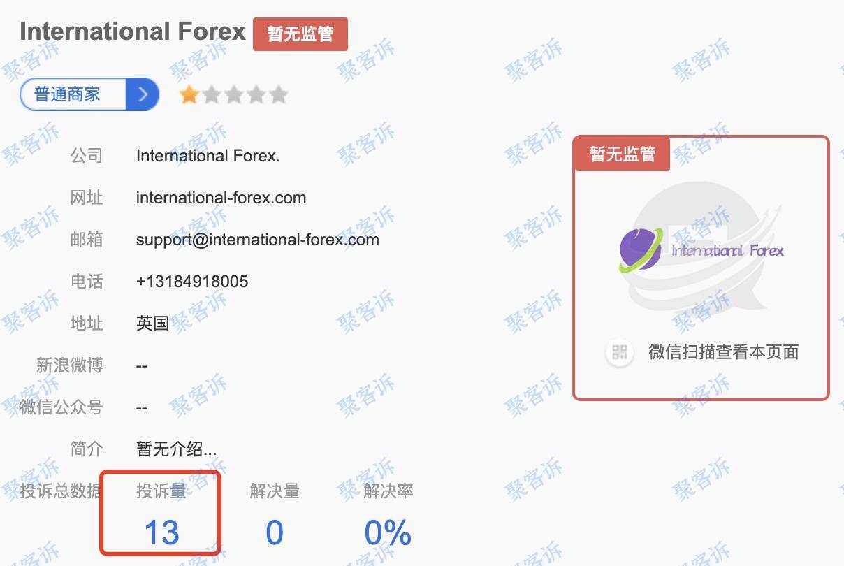 请远离International Forex：网络一线牵，小心这段缘！