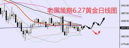 老黑策略：6.27外汇、黄金、原油分析策略