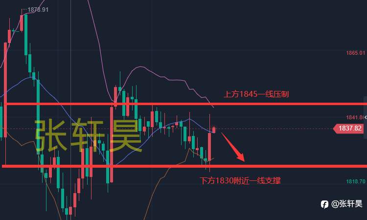 张轩昊:6.22黄金急涨后能否延续?等待晚间老鲍发言