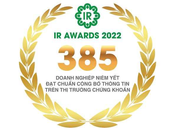 IR Awards 2022: 385 Doanh nghiệp niêm yết đạt Chuẩn Công bố thông tin trên thị trường chứng khoán năm 2022