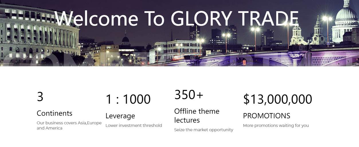 Leverage up to 1:1000? Beware of the Unlicensed Broker GLORY TRADE