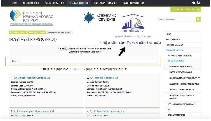 Cách Kiểm Tra Giấy Phép Sàn Forex Uy Tín Nhanh Nhất Và Chi Tiết Nhất