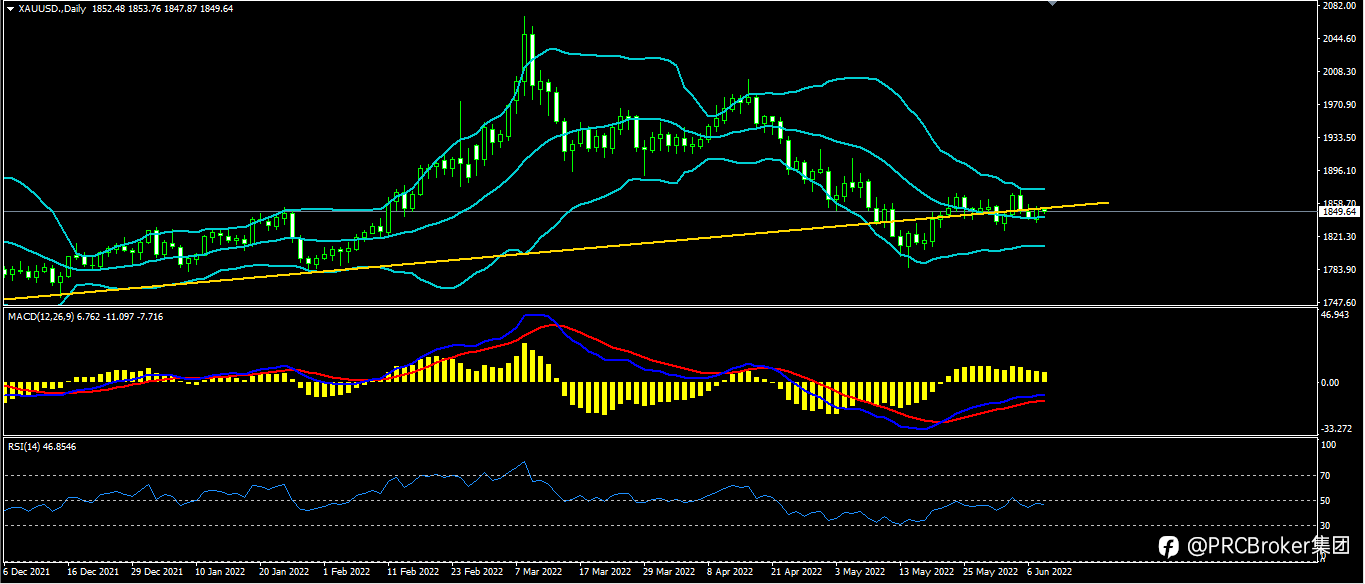 PRCBroker:20220608 今日汇评