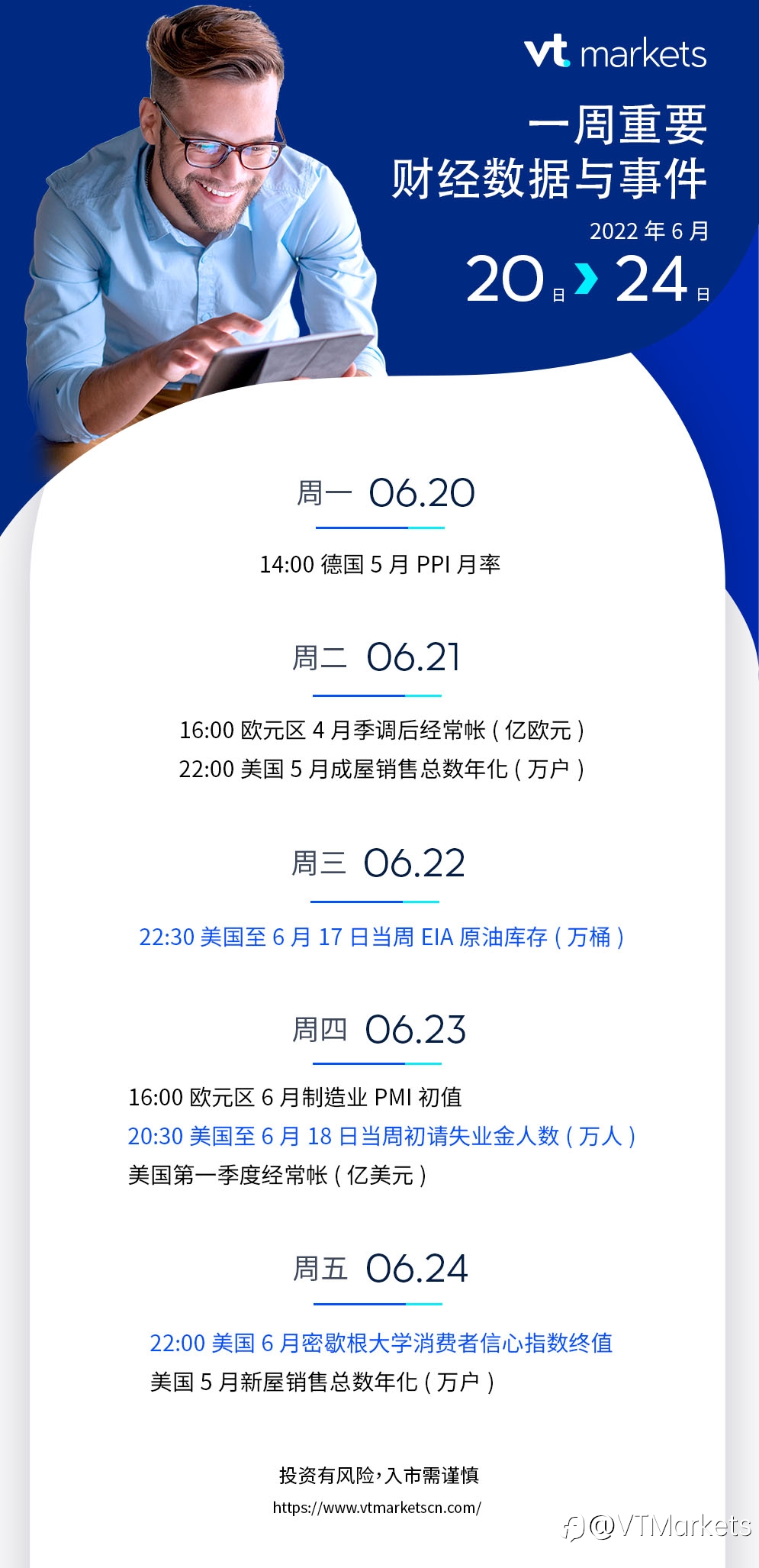 6月20日-24日重要财经事件抢先看！提前把握投资动向