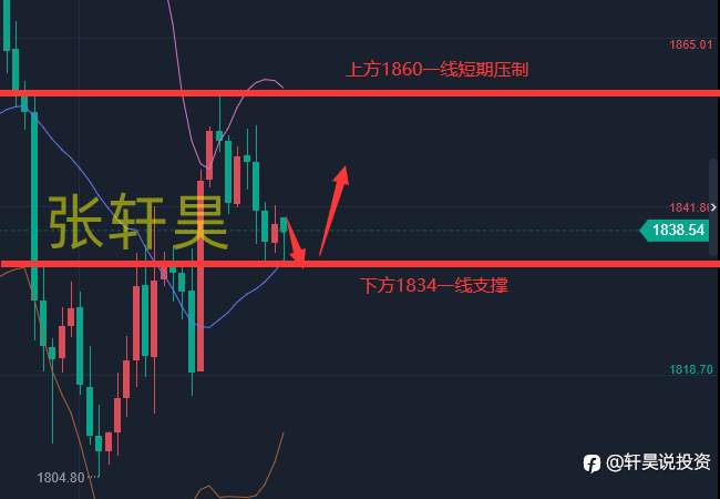 张轩昊：6.20 加息靴子落地，黄金周一转变多头思路