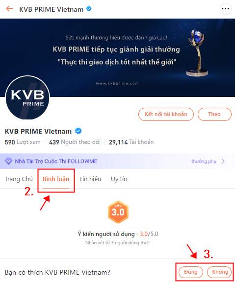 Nhận Xét Về KVB PRIME - Ẵm Ngay Giải Thưởng Lên Đến 250 FCOIN!