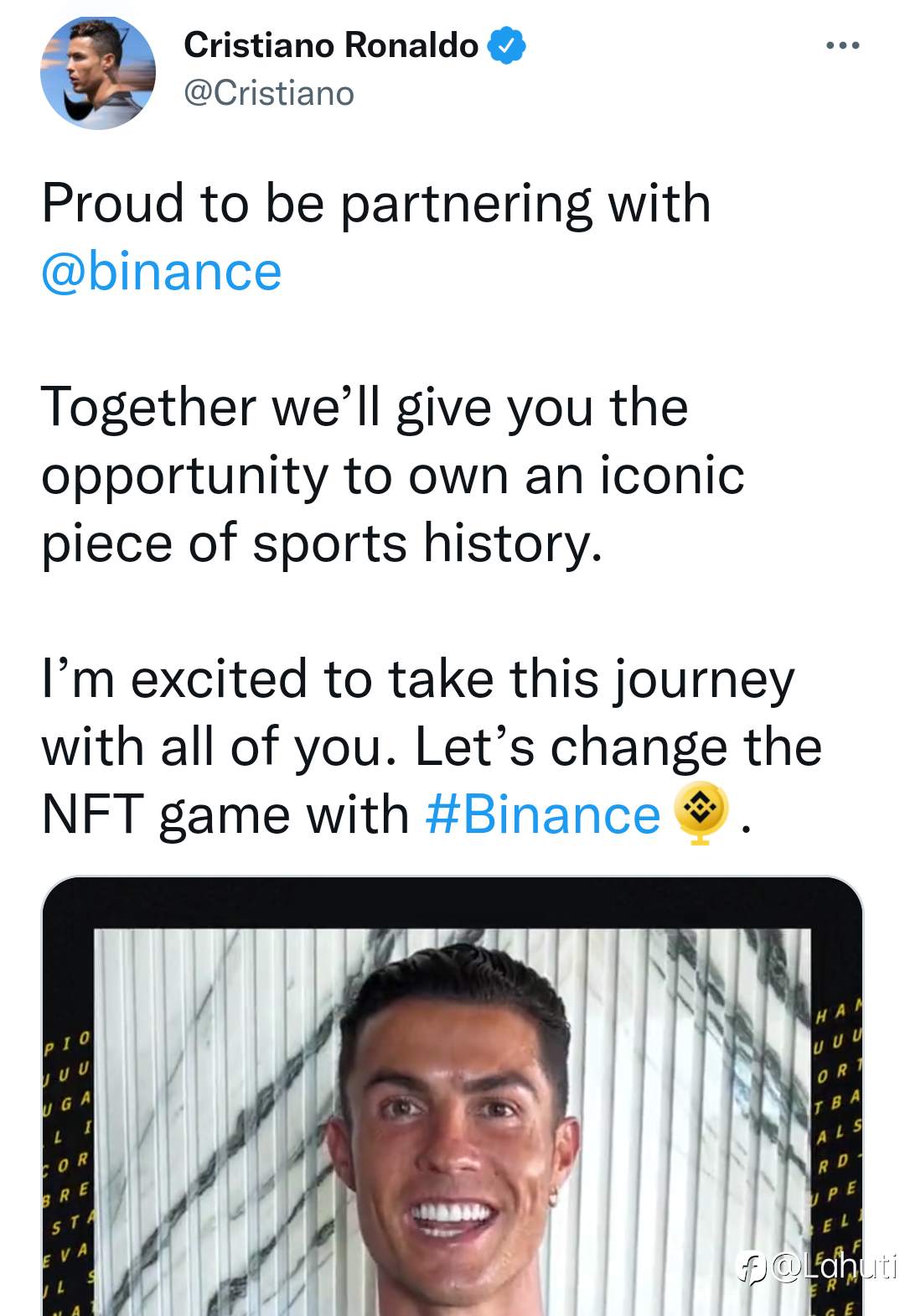 Binance & Ronaldo