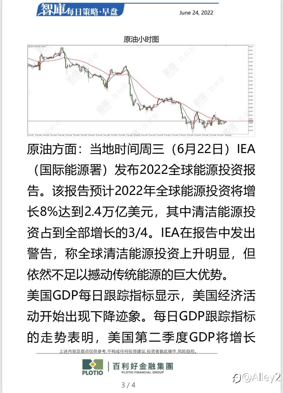 百利好6.24每日早盘