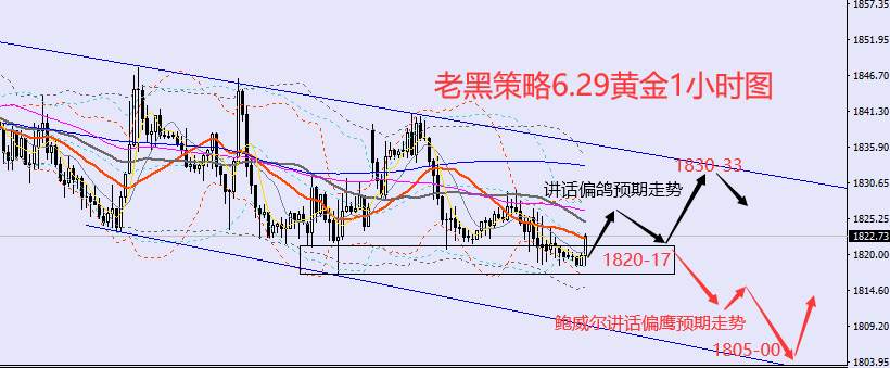 老黑策略：6.29外汇、黄金、原油分析策略