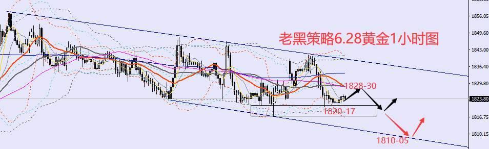 老黑策略：6.28外汇、黄金、原油分析策略