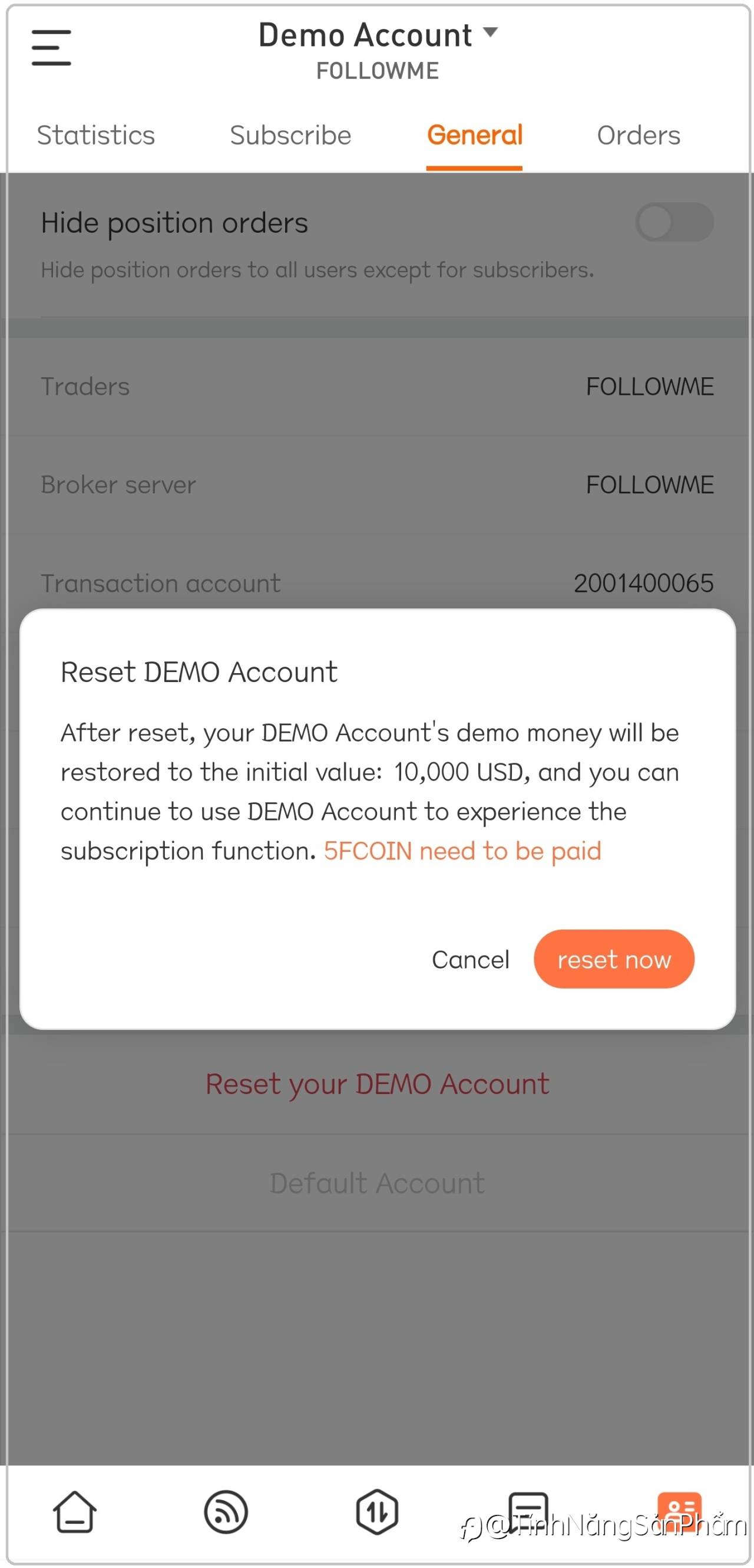 Cập Nhật FOLLOWME: Mô-đun Dữ Liệu Mới Đã Được Thêm Vào, Hỗ Trợ Đặt Lại Tài Khoản DEMO