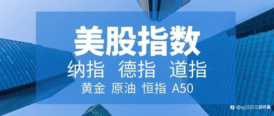 三顾锦囊：6.28纳指德指道指、黄金原油、恒指A50分析连载