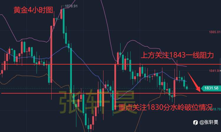 张轩昊：6.23老鲍再放鹰 黄金高台跳水 后市恐进一步下滑