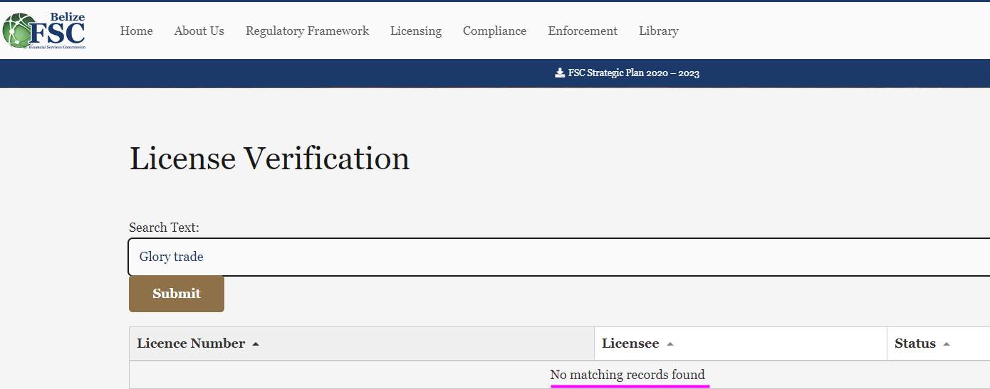 Leverage up to 1:1000? Beware of the Unlicensed Broker GLORY TRADE