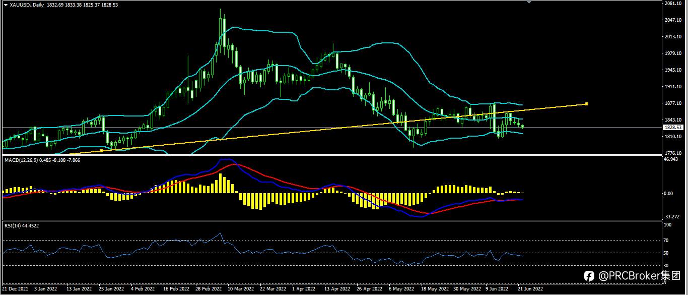PRCBroker：20220622 今日汇评