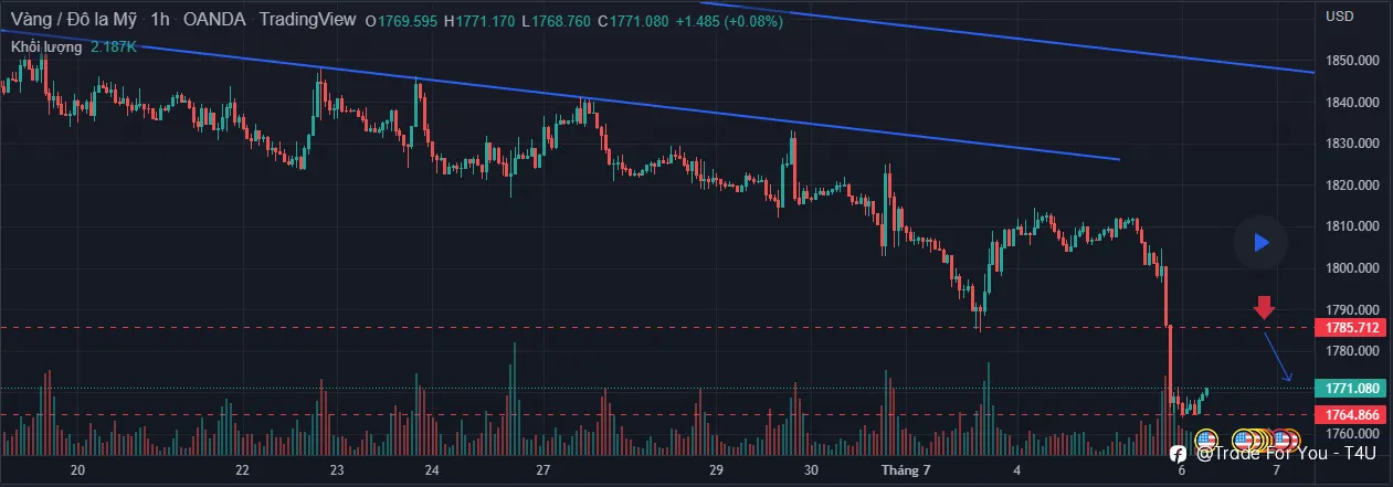 Nhận định Vàng 06/07 - Tâm điểm cuộc họp FOMC