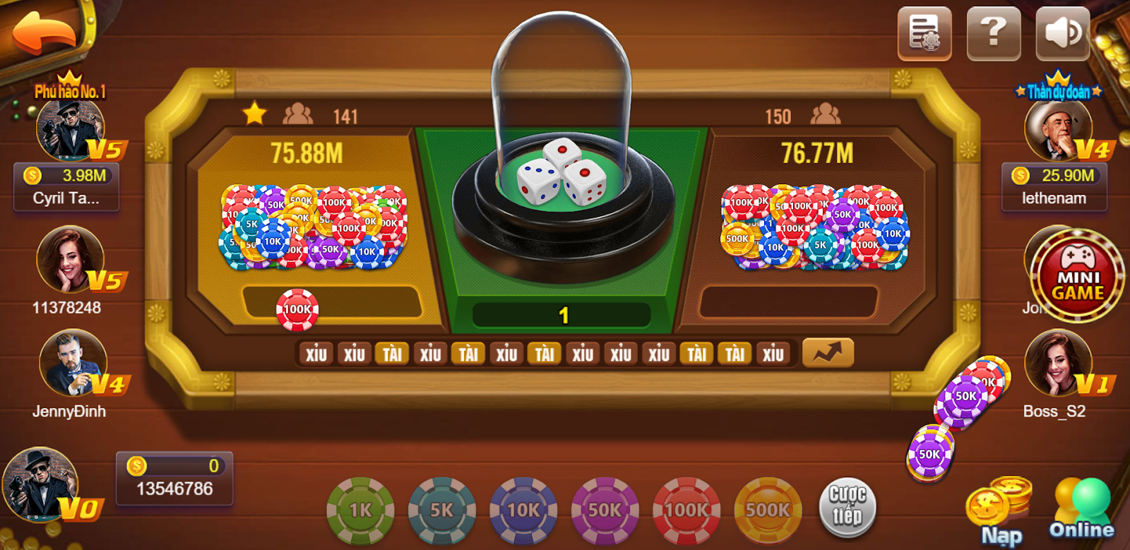 Game Tài Xỉu hot tại cổng S777 - Game bài đổi thưởng tại s777game.net