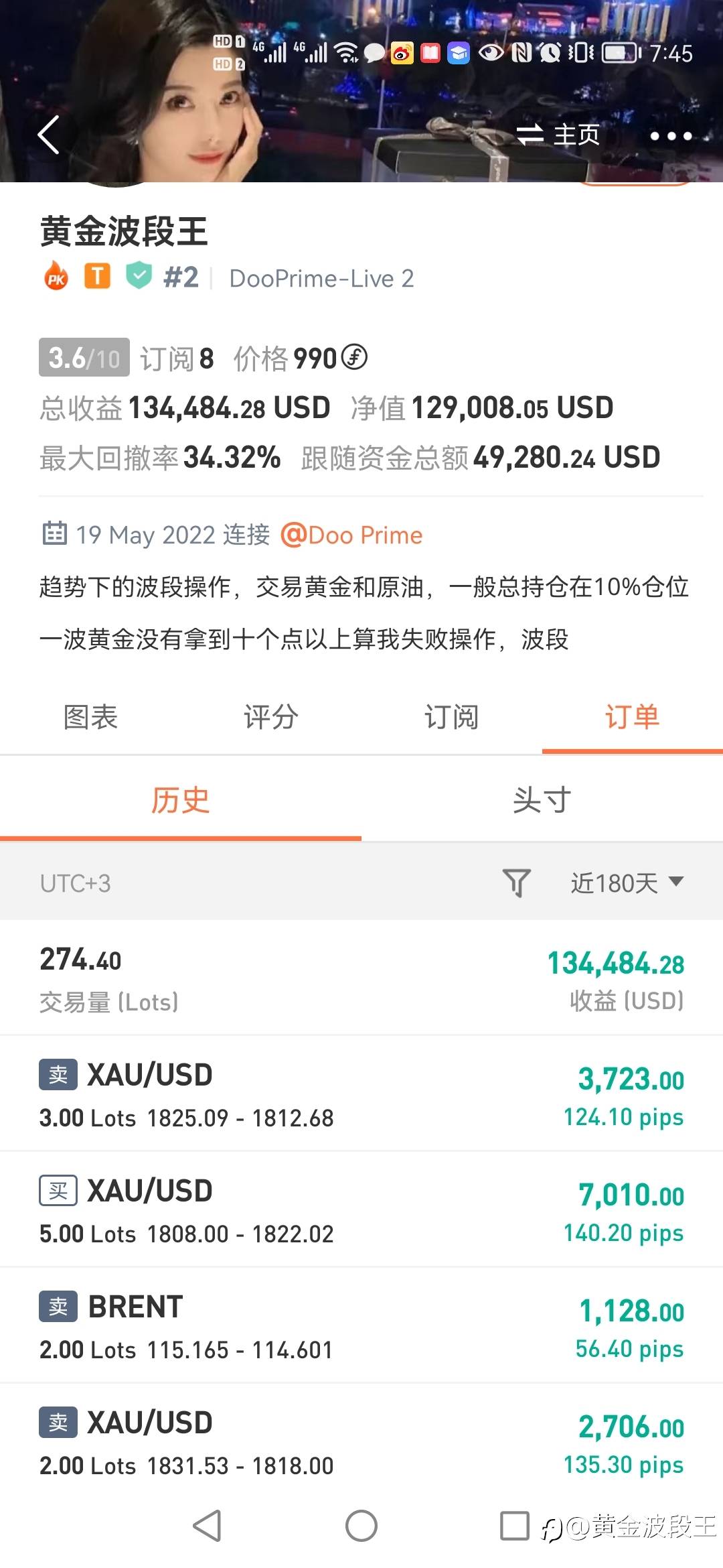 6月30日跟随盈利状态