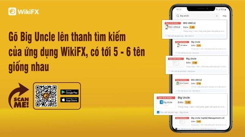 SÀN BIG UNCLE SỞ HỮU WHITE LABEL NHƯNG VẪN ĐƯỢC TRADER VIỆT VỘI VÀNG SĂN ĐÓN - WIKIFX