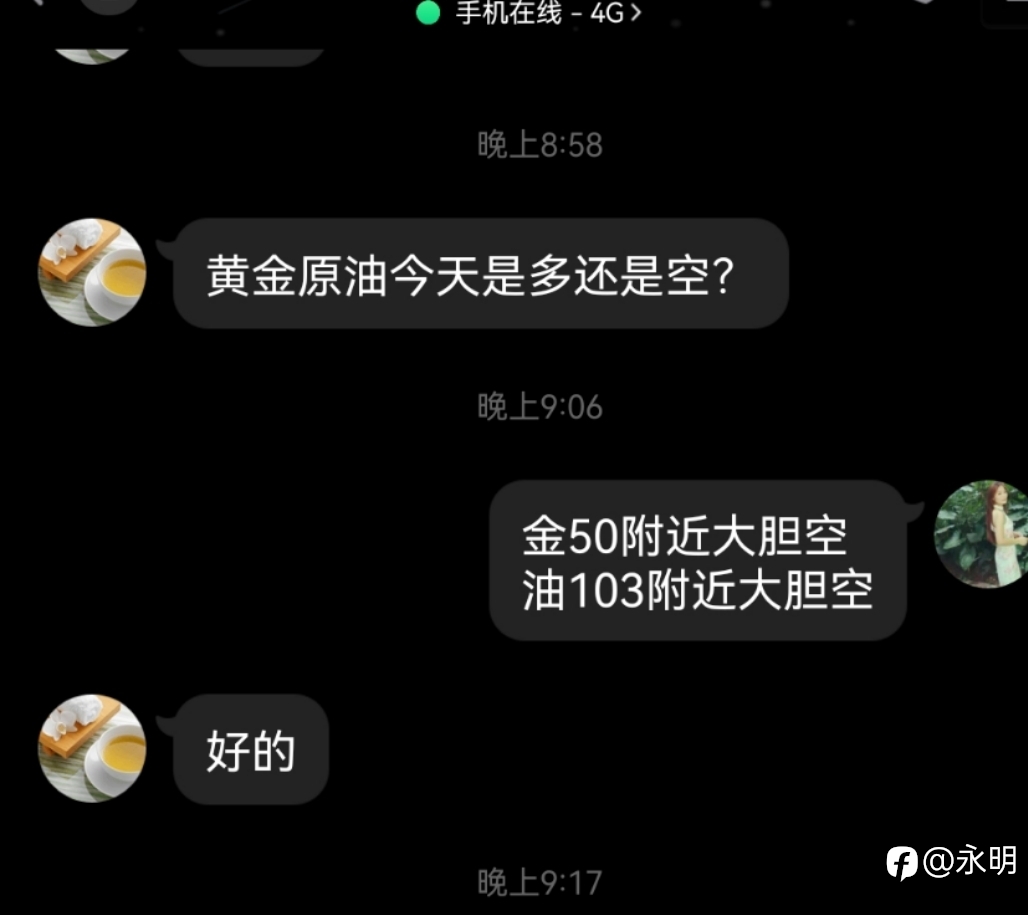 今天油,金
