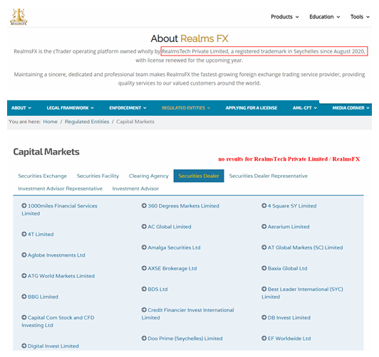 Scam Alert! Beware of the Fraudulent Offshore Broker RealmsFX