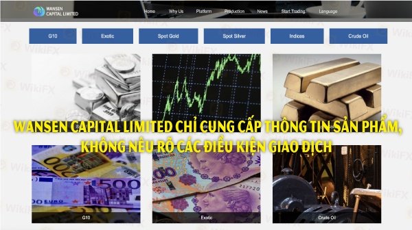 SÀN WANSEN CAPITAL LIMITED KHÔNG PHẢI MỘT SÀN MÔI GIỚI ĐÁNG TIN CẬY - WIKIFX