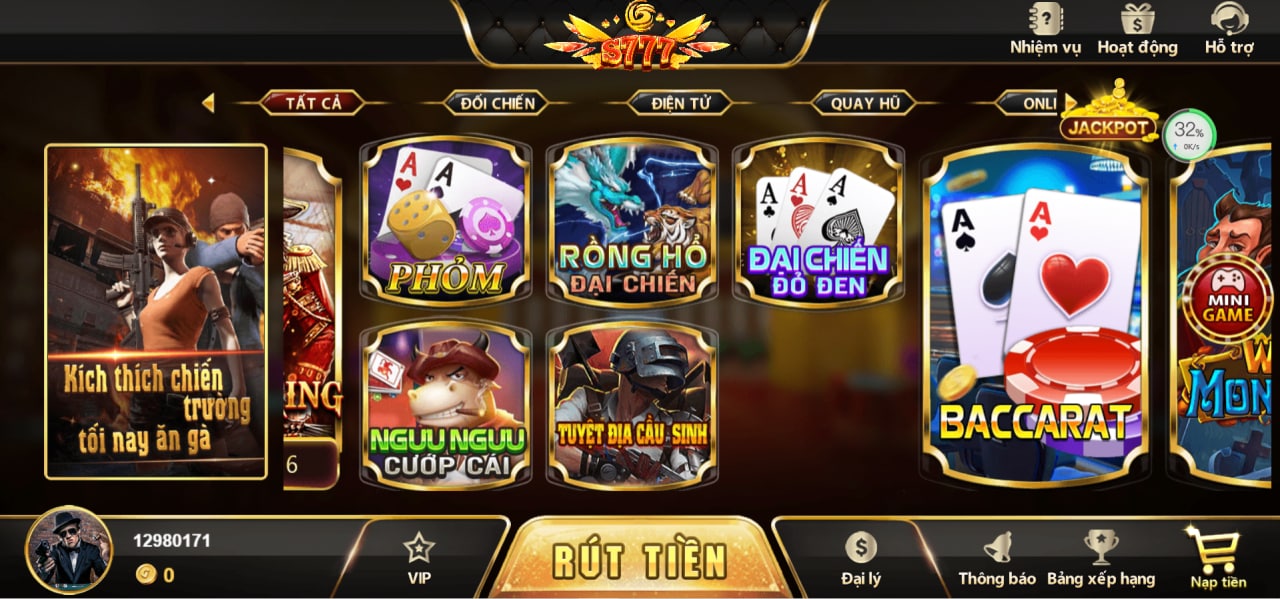S777 – Game bài đổi thưởng uy tín hàng đầu Việt Nam - s777game.net
