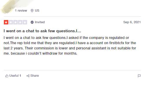 Scam Alert: Be Careful of the Warned FX Broker First BTC FX