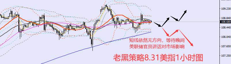 老黑策略：8.31外汇、黄金、原油分析策略