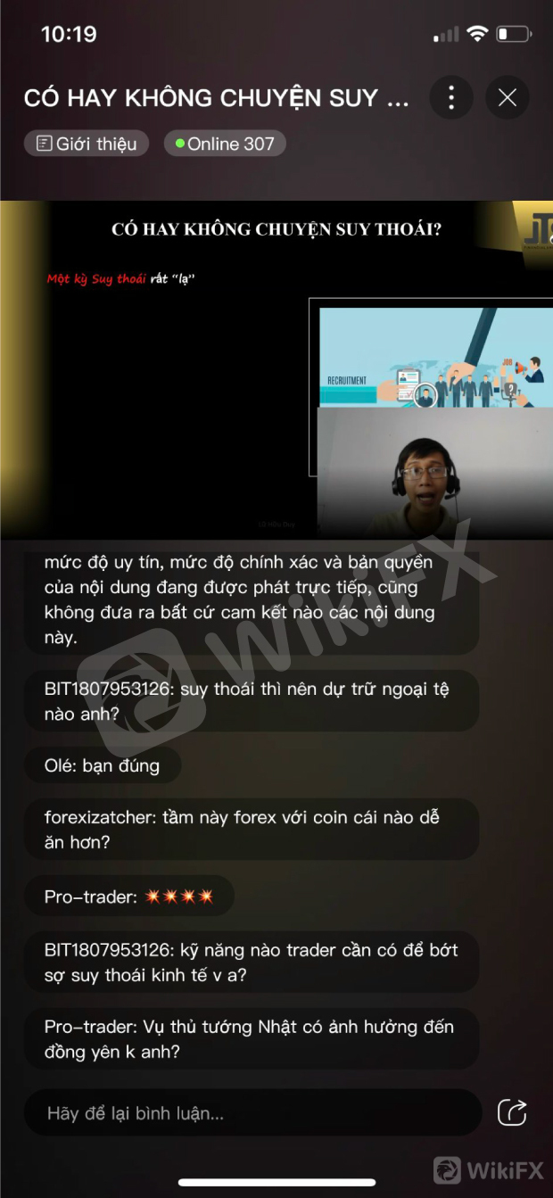 NHÌN LẠI 2 BUỔI LIVESTREAM TUẦN ĐẦU TIÊN TRÊN ỨNG DỤNG WIKIFX