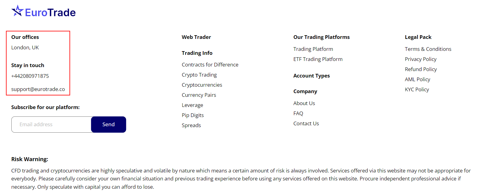 Alert: FCA, CNMV and FSMA Added EuroTrade into Warnings