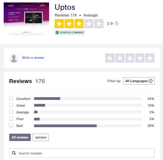 Be Cautious of Uptos – Avoid Signing Up With This Unlicensed FX Broker