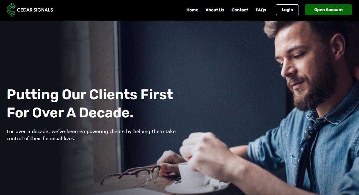 Pretend to be Regulated: Cedar Signals is an Unlicensed FX Broker