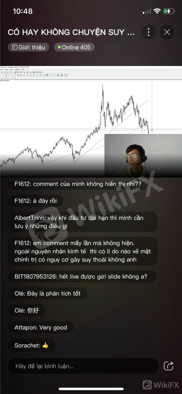 NHÌN LẠI 2 BUỔI LIVESTREAM TUẦN ĐẦU TIÊN TRÊN ỨNG DỤNG WIKIFX