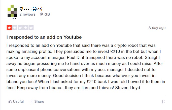 Negative Reviews: Regulators in Europe Warn the Fraudulent FX Broker BBanc