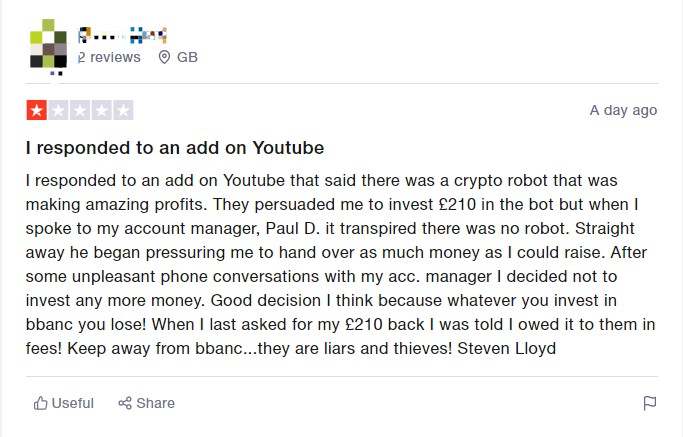 Negative Reviews: Regulators in Europe Warn the Fraudulent FX Broker BBanc