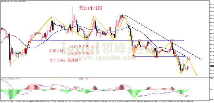 领峰金评:美联储“鹰派”抗通胀 黄金承压继续下行