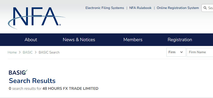 Social Media Brokers Alert: a Case of 48 Hours Fx Trade Limited