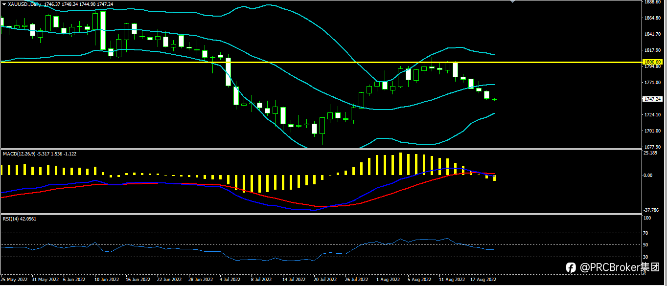 PRCBroker:20220822今日汇评