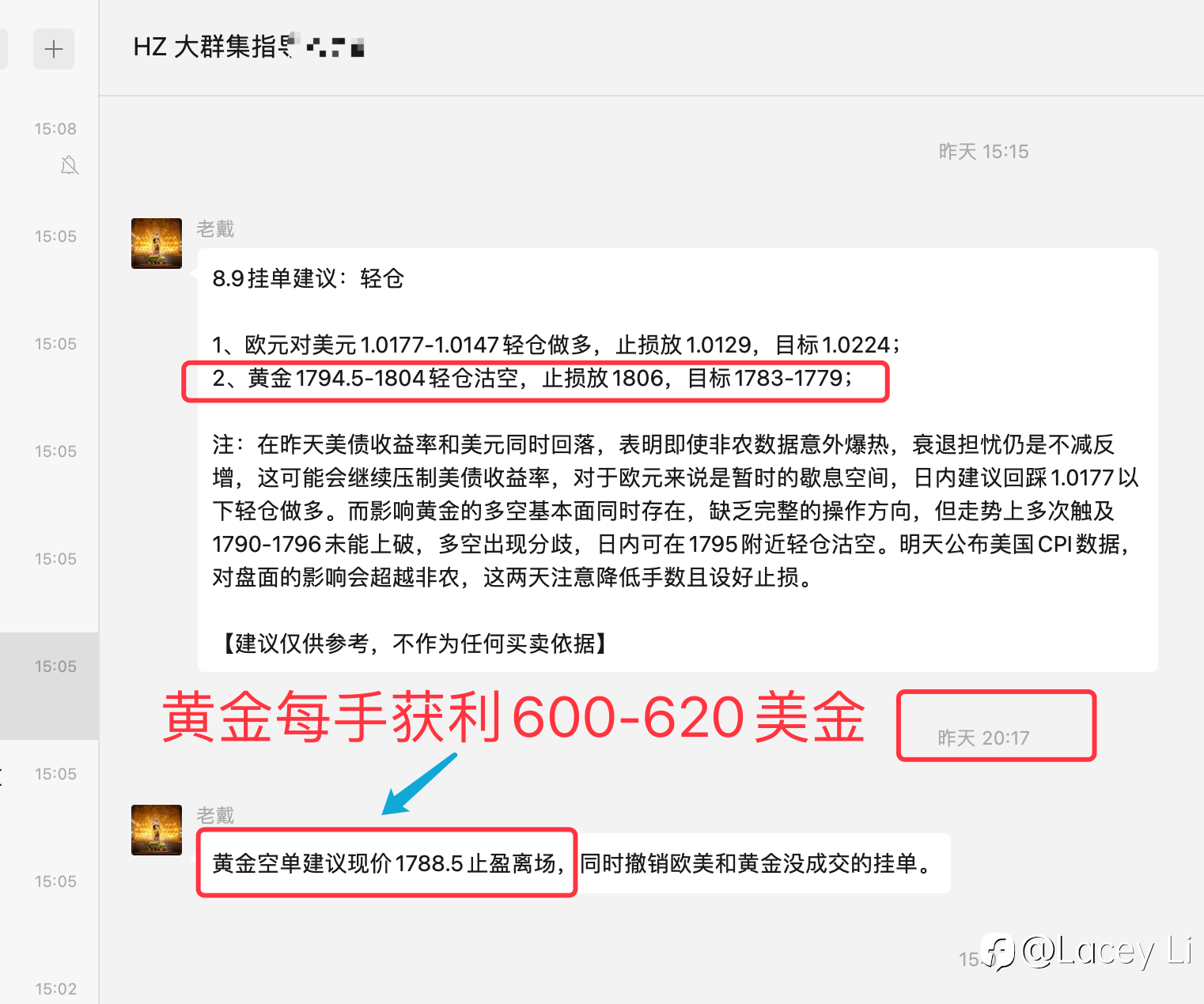 止盈通知