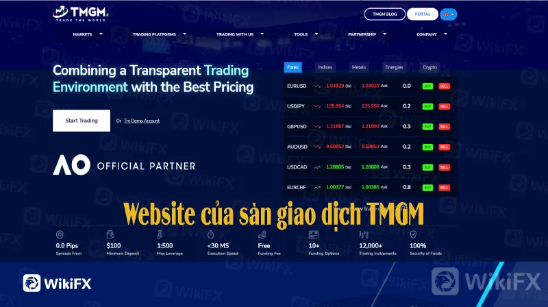 WIKIFX REVIEW - SÀN TMGM ĐẾN TỪ ÚC VỚI NHIỀU GIẢI THƯỞNG DANH GIÁ