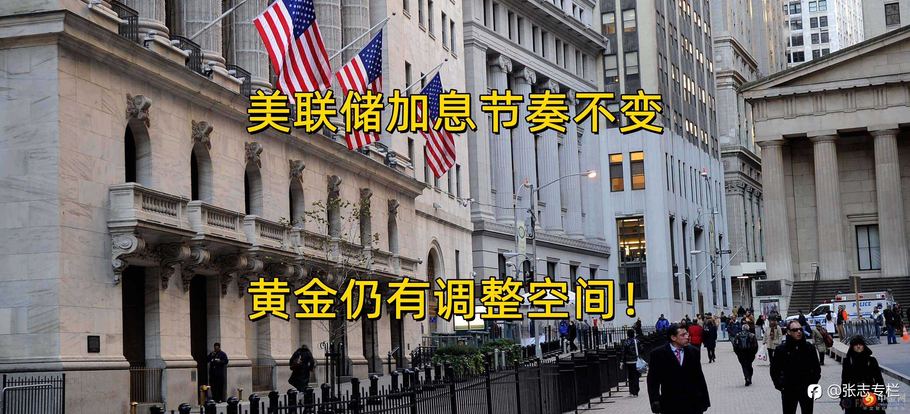 美联储加息节奏不变，黄金仍有调整空间！