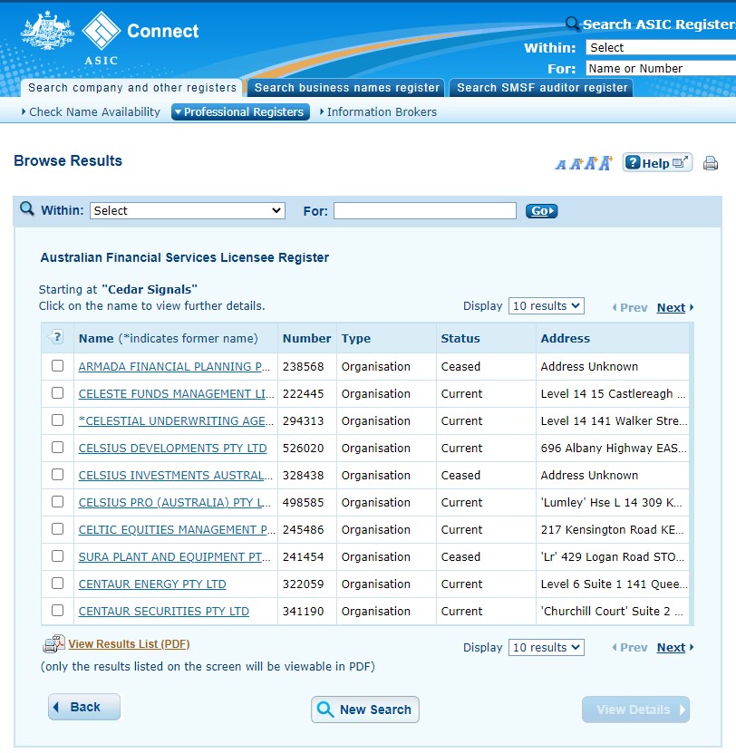 Pretend to be Regulated: Cedar Signals is an Unlicensed FX Broker