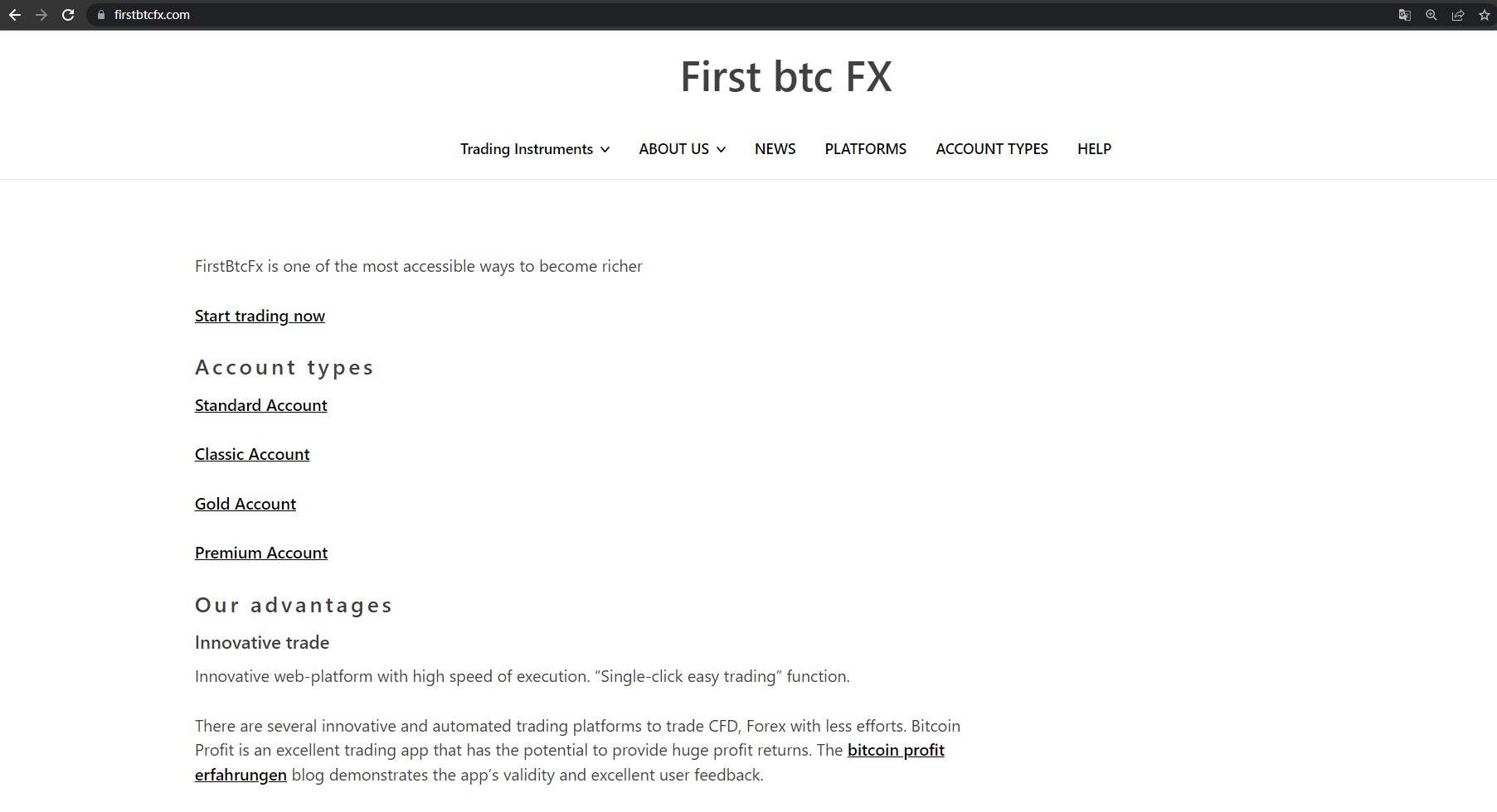 Scam Alert: Be Careful of the Warned FX Broker First BTC FX