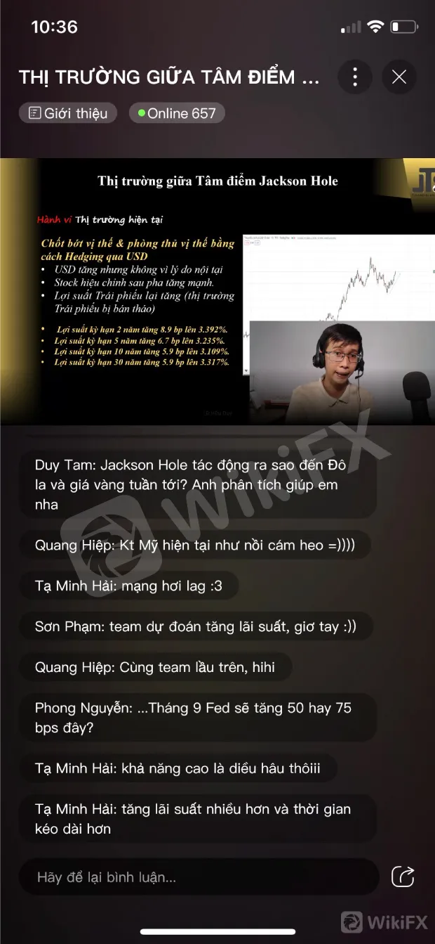 LIVESTREAM TUẦN 4 THÁNG 8 TRÊN ỨNG DỤNG WIKIFX CÓ GÌ ĐẶC SẮC?