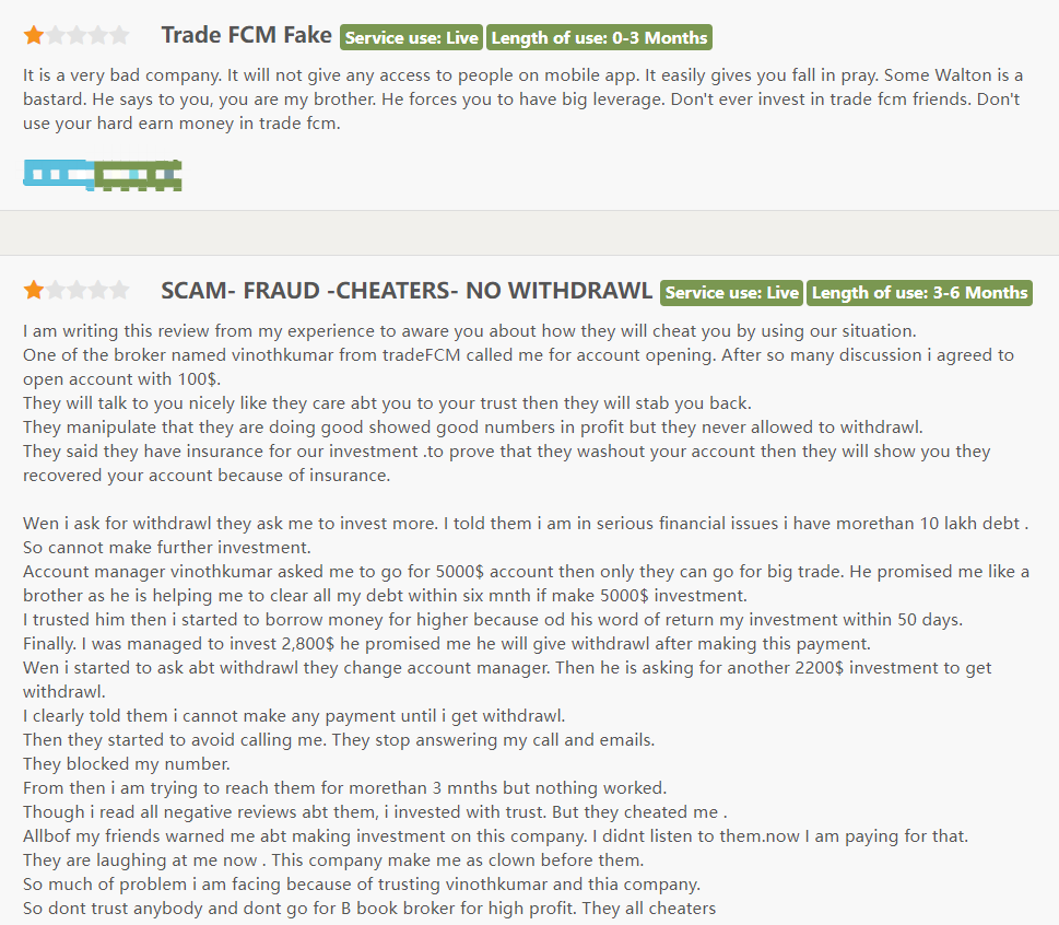 Scam Exposure: Clients Report Withdrawal Issues with TradeFCM